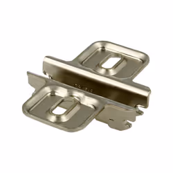 Prowadnik krzyżakowy do zawiasu CLIP - nikiel / dyst. 3 mm / wys. 11.5 mm / regul. wysokości / Spax