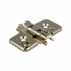 Prowadnik krzyżakowy do zawiasu CLIP - nikiel / dyst. 0 mm / wys. 8.5 mm / regul. mimośrodowa