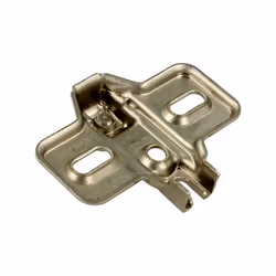 Prowadnik krzyżakowy do zawiasu MODUL - nikiel / dyst. 0 mm / wys. 8.3 mm / regul. wysokości / Spax