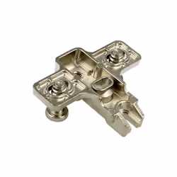 Prowadnik MODUL do zawiasów drzwi równoległych - nikiel / dyst. 3 mm / wys. 12.2 mm / regul. wysokości / z Euro