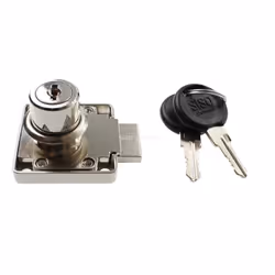 Zamek kwadratowy Siso X-850 - niklowany / fi 19 mm