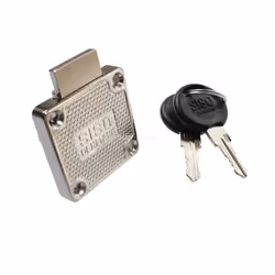 Zamek kwadratowy Siso X-850 - niklowany / fi 19 mm