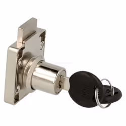 Zamek kwadratowy Siso X-850 - niklowany / fi 19 mm