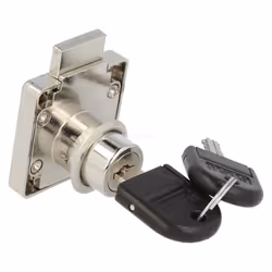 Zamek kwadratowy Siso X-850 MASTER J11 - niklowany / fi 19 mm / klucz łamany