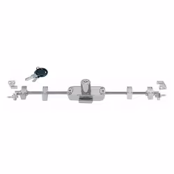 Pręt do zamka baskwilowego Siso X-922 - niklowany / dł. 100 cm / 1 sztuka