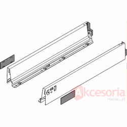 Boki TANDEMBOX ANTARO / wys. M=83 mm / dł. 65 cm / biały