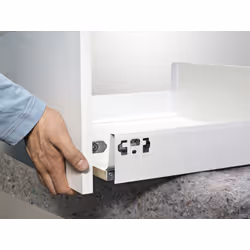 Szuflada TANDEMBOX ANTARO z hamulcem / wys. N=68 mm / dł. 50 cm / 30 kg / biały