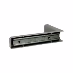 Wspornik półki  L180 metal/tworzywo srebrny 2 sztuki