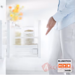 Szuflada METABOX 320H z hamulcem / wys. H=150 mm / dł. 45 cm / 25 kg / wysuw 75% / kremowy