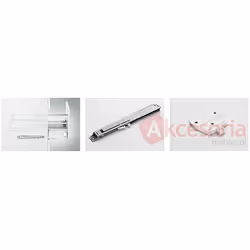 Szuflada METABOX 320H z hamulcem / wys. H=150 mm / dł. 50 cm / 25 kg / wysuw 75% / szary