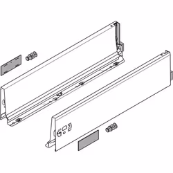 Boki TANDEMBOX ANTARO / wys. K=115 mm / dł. 50 cm / biały