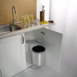 Sortownik na śmieci okrągły PP602 - szary / 1x10 l