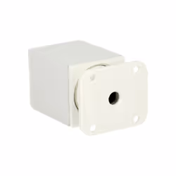 Nóżka kwadratowa D-861 z regulacją - biały / wys. 6 cm