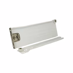 Szuflada frontowa Metal Box 30 cm / 8.6 cm - biały / częściowy wysuw