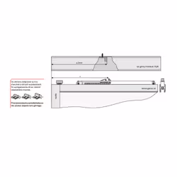 Samodomykacz MPX-40 Aluprofil do drzwi przesuwnych / 2 szt.