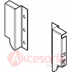 Uchwyty ścianki tylnej TANDEMBOX ANTARO Z30K / wys. K=115 mm / czarny