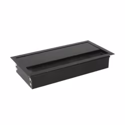 Przepust kablowy prostokątny K262 - czarny / 160x80 mm