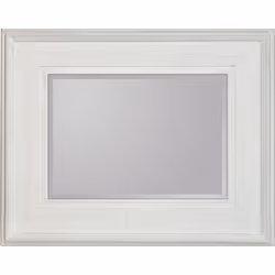 Lustro wiszące 1-2231 80x100 - przecierany biały