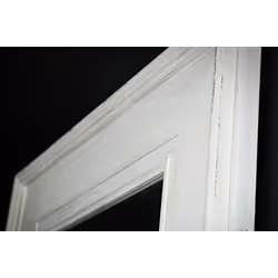 Lustro wiszące 1-2231 80x100 - przecierany biały