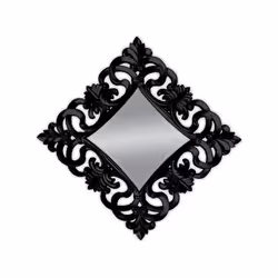 Lustro PU021K 100x100 - czarny