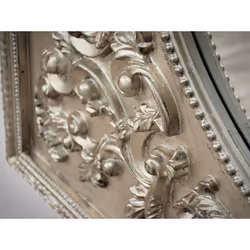 Lustro PU284A 90x120 - srebrny przecierany