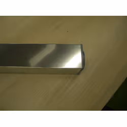 Noga meblowa aluminiowa kwadratowa 6 cm / 71 cm - elektropolerowany