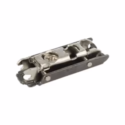 Prowadnik prosty do zawiasu CLIP Top - czarny onyks / dyst. 0 mm / wys. 8.5 mm / regul. mimośrodowa