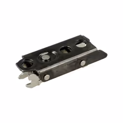 Prowadnik prosty do zawiasu CLIP Top - czarny onyks / dyst. 3 mm / wys. 11.5 mm / regul. mimośrodowa