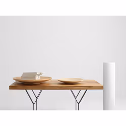 Stół kawowy LONGO SOLID WOOD 100x60 - naturalny/czarny
