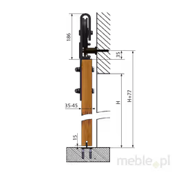 System Do Drzwi Przesuwnych Design Line IZYDA