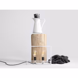Lampa stołowa METRIC TABLE - biały