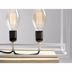 Lampa stołowa METRIC TABLE - biały