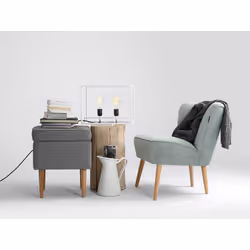 Lampa stołowa METRIC TABLE - biały