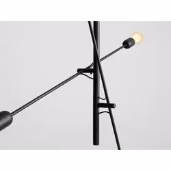Lampa wisząca TWIGO 4 - czarny