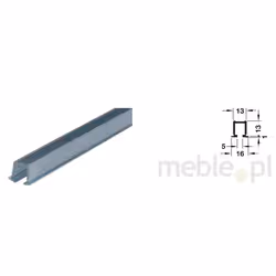 Szyna Jezdna Górna System  FINGER FIX  INFRONT Srebrna 200CM