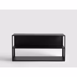 Regał HYLLER SIDE METAL 150x75 - czarny