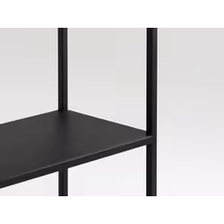 Regał HYLLER METAL 150x75 - czarny