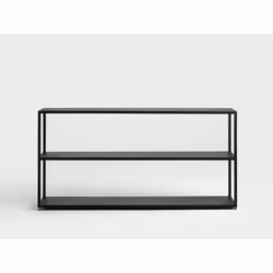 Regał HYLLER METAL 150x75 - czarny