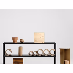 Regał HYLLER METAL 150x75 - czarny