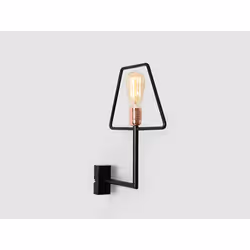 Lampa ścienna FIRKANT WALL - czarny