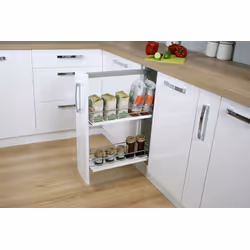 MAXIMA EVO II Cargo mini boczne 200 lewe L-480 metal/tworzywo chrom/biały