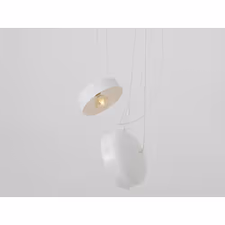 Lampa wisząca POPO FLAT L 2 - biały