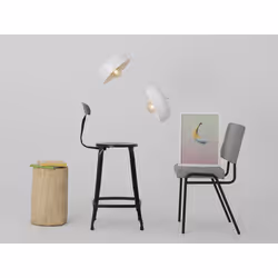 Lampa wisząca POPO FLAT L 2 - biały