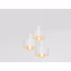 Lampa wisząca FAY 3 KOŁO - biały
