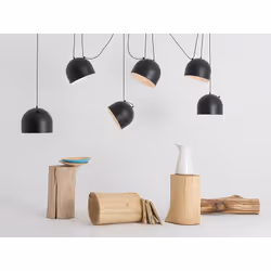 Lampa wisząca POPO L 6 - czarny