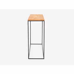 Konsola TENSIO SOLID WOOD 100x35 - naturalny/czarny