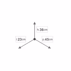Sortownik na śmieci potrójny ELLETIPI PF01 34A3 / 3x8 l