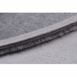 Dywan okrągły FLUFF SILVERY - szary