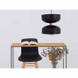 Lampa wisząca WOMAN L - czarny