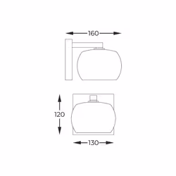 Kinkiet CRYSTAL W0076-01A-B5FZ